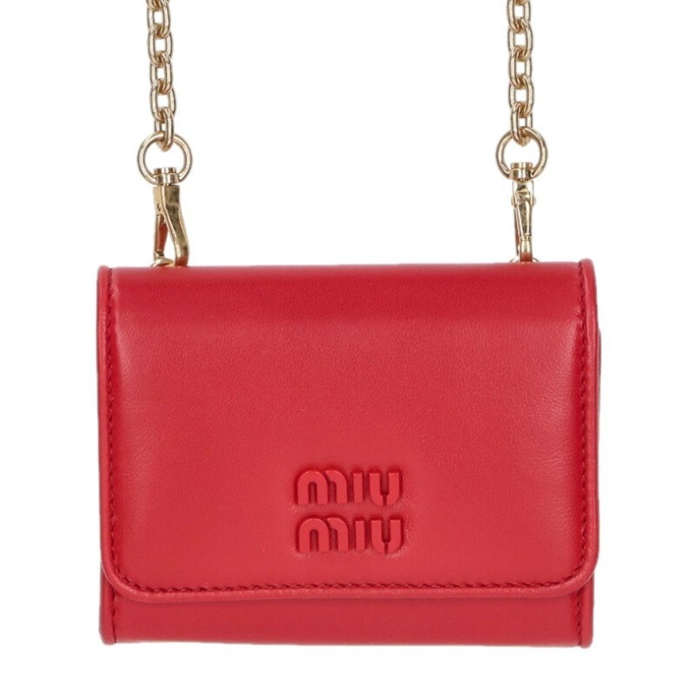 Miu Miu Red Chain Case - image 2